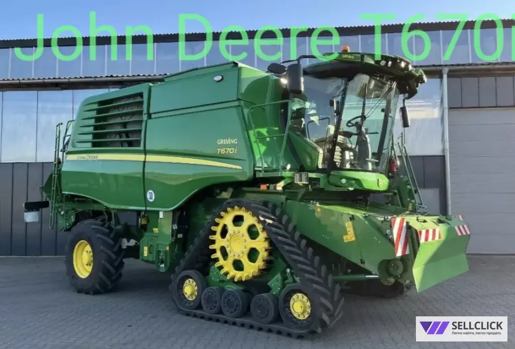 John Deere T670i, 2022 / 2023 г.в., гусеничный, 7.60 м, 515/243 м/ч