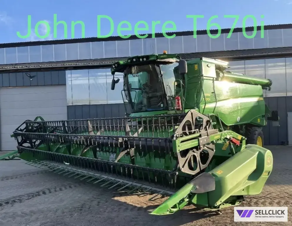 John Deere T670i, 2022 / 2023 г.в., гусеничный, 7.60 м, 515/243 м/ч