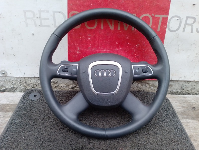 Рулевое колесо руль с подушкой безопасности AIR BAG в сборе на Audi A6 C6 4F / Ауди А6 С6 4Ф 2006-2012г.\nОригинал.\nВ отличном состоянии. Без дефектов.\nГарантия на установку и проверку.\nКонтрактная запчасть из Японии. \nОтправим в регионы ТК.\nНа этот 