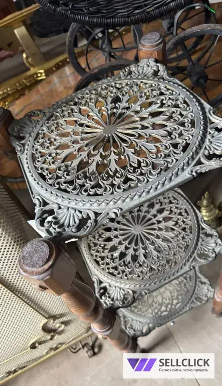 Подставка. Этажерка. Бронза. Винтажная мебель
