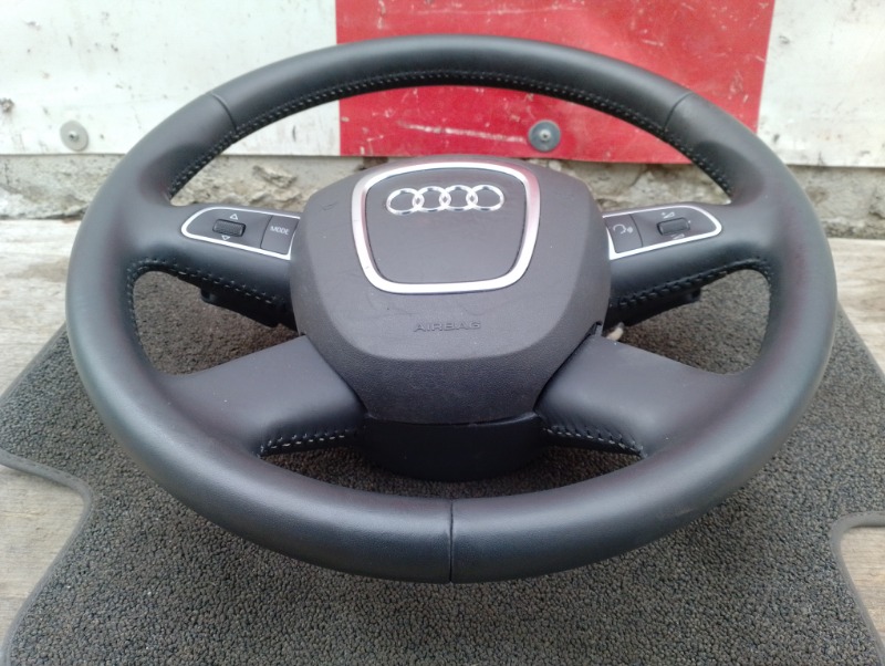 Рулевое колесо руль с подушкой безопасности AIR BAG в сборе на Audi A6 C6 4F / Ауди А6 С6 4Ф 2006-2012г.\nОригинал.\nВ отличном состоянии. Без дефектов.\nГарантия на установку и проверку.\nКонтрактная запчасть из Японии. \nОтправим в регионы ТК.\nНа этот 