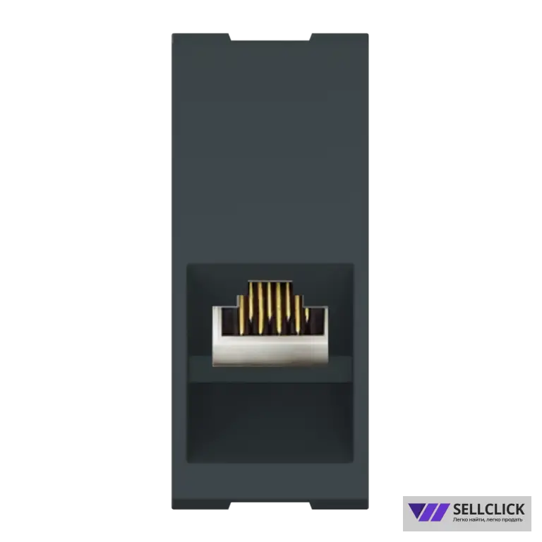 Розетка CADUCEUS ALING MODE компьютерная, с модулем Keystone RJ45 8P8C cat.5e, FTP, модульная, для скрытой проводки, механизм