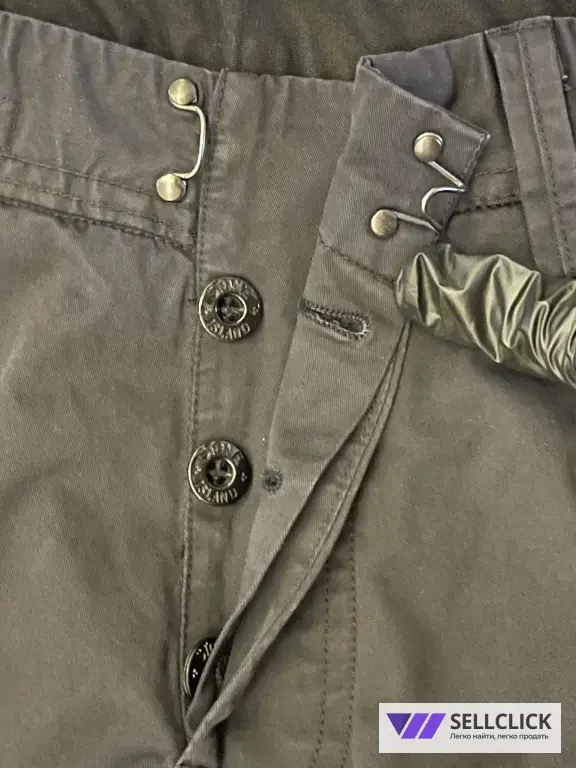 Винтажные брюки Stone Island Vintage Cotton Black 48 Оригинал