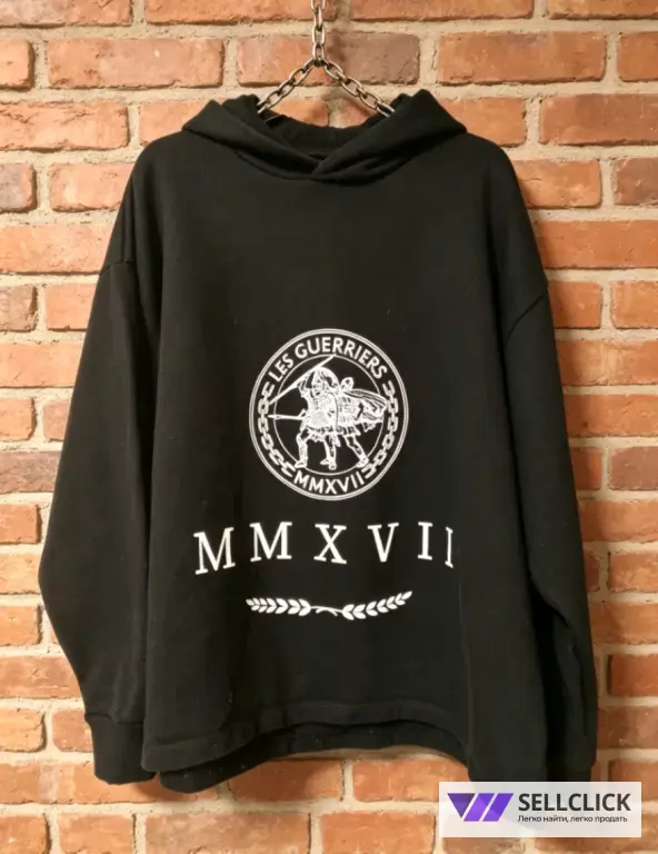 Толстовка худи ASOS оверсайз 60-70