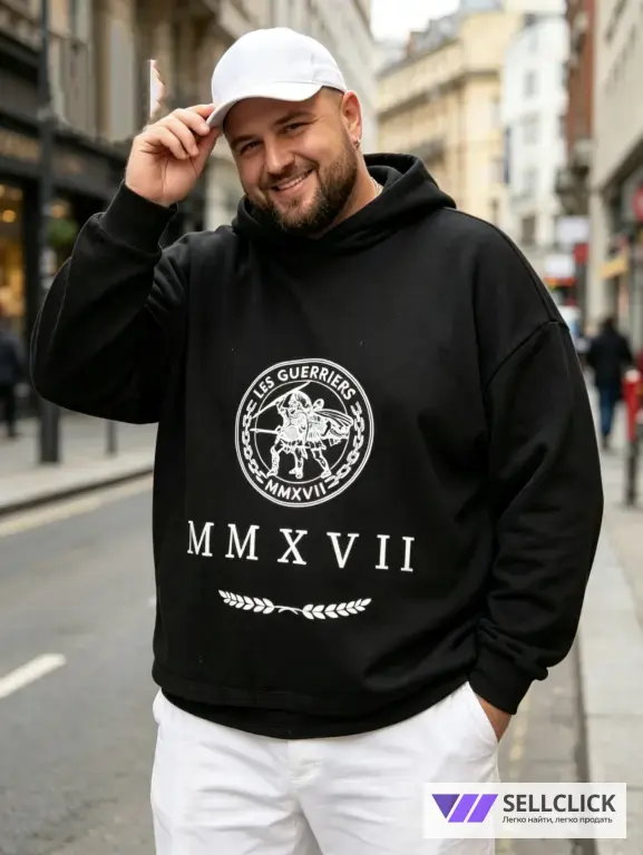 Толстовка худи ASOS оверсайз 60-70