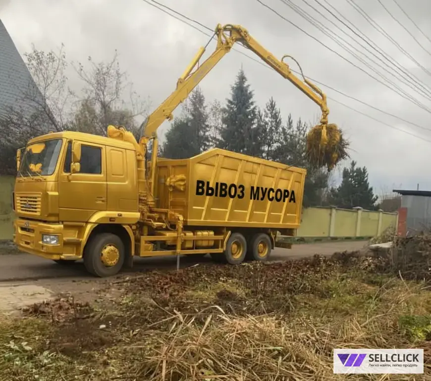 Вывоз мусора контейнер ломовозы самосвал