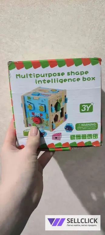 деревянный сортер куб