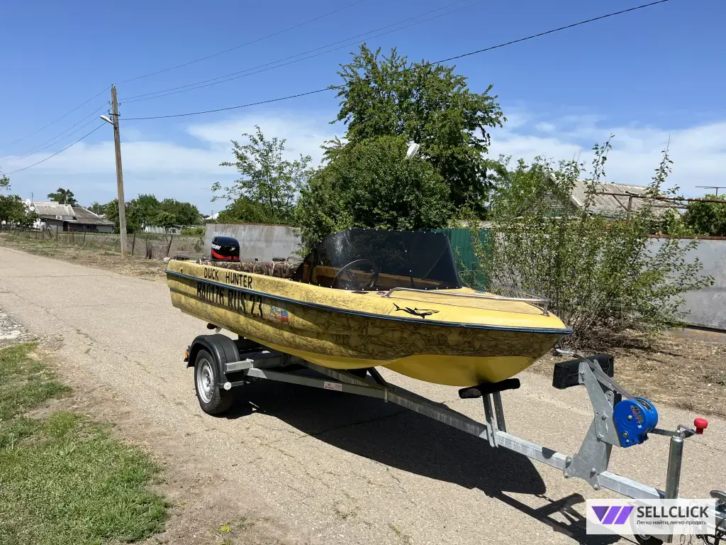 Касатка 410+ мотор Меркурий25+ прицеп