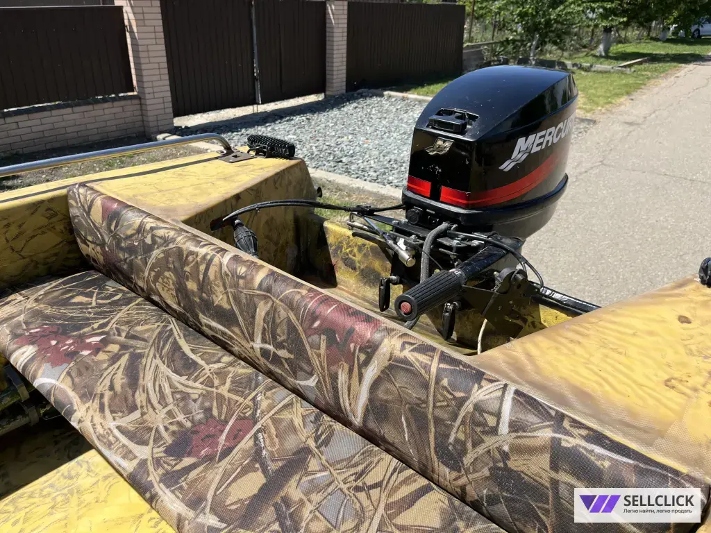 Касатка 410+ мотор Меркурий25+ прицеп