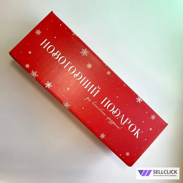 Новогодний набор с чаем и медом сладкий