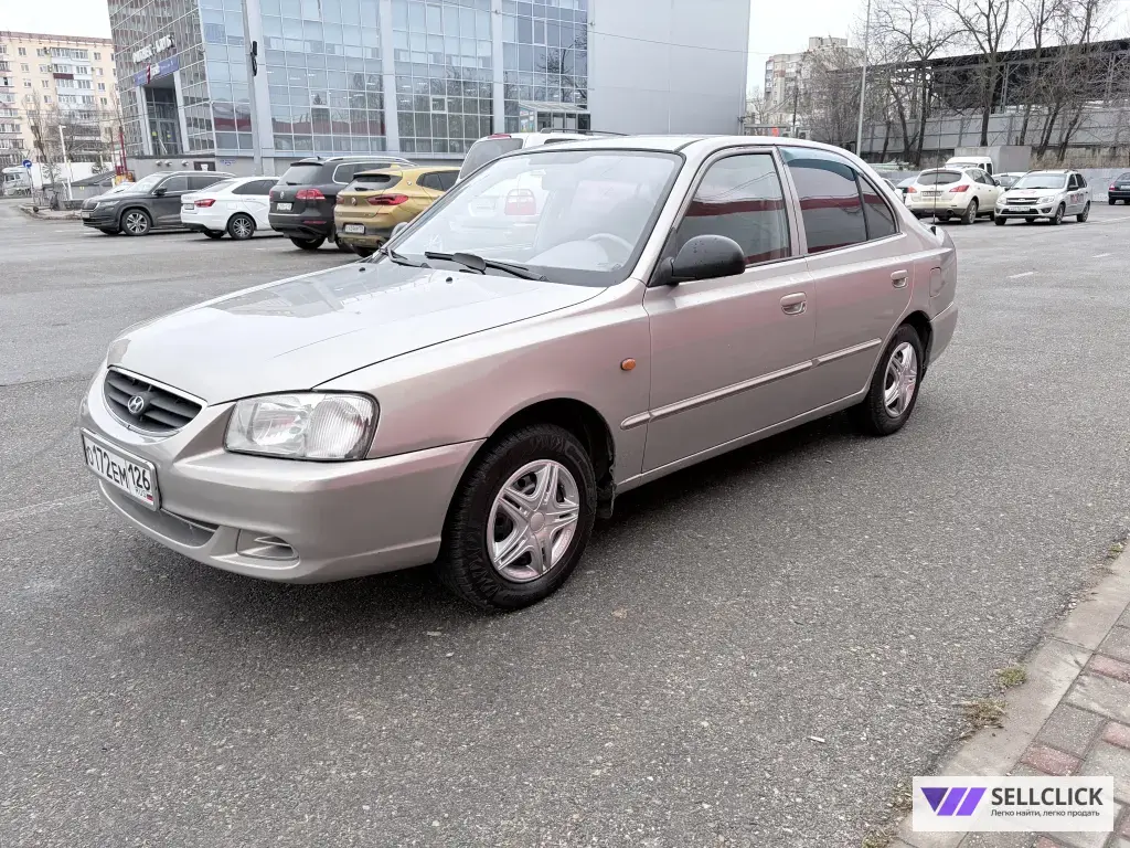 Hyundai Accent 1.6 Механическая, 2007, 215000 км
