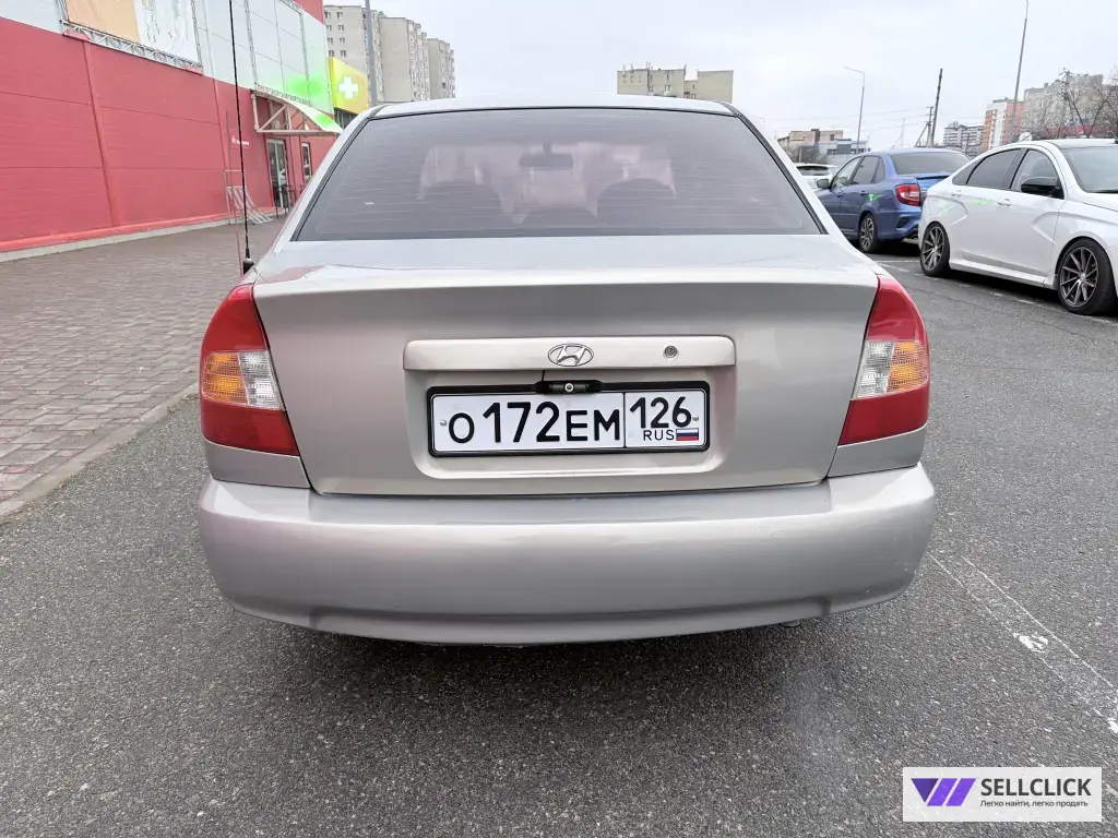 Hyundai Accent 1.6 Механическая, 2007, 215000 км