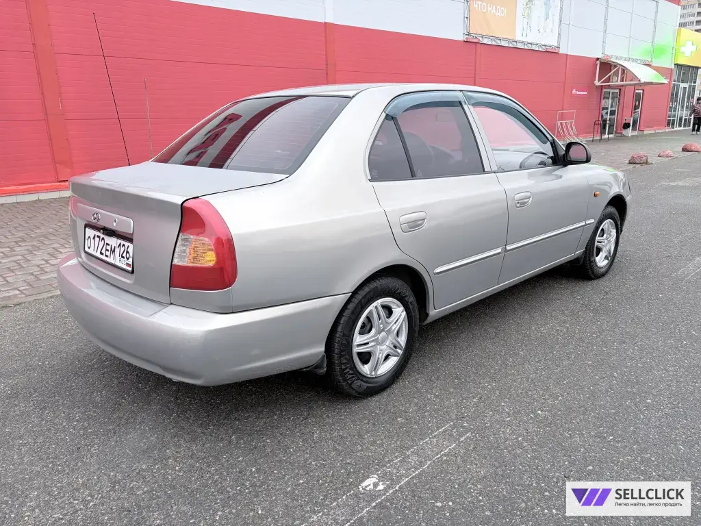 Hyundai Accent 1.6 Механическая, 2007, 215000 км