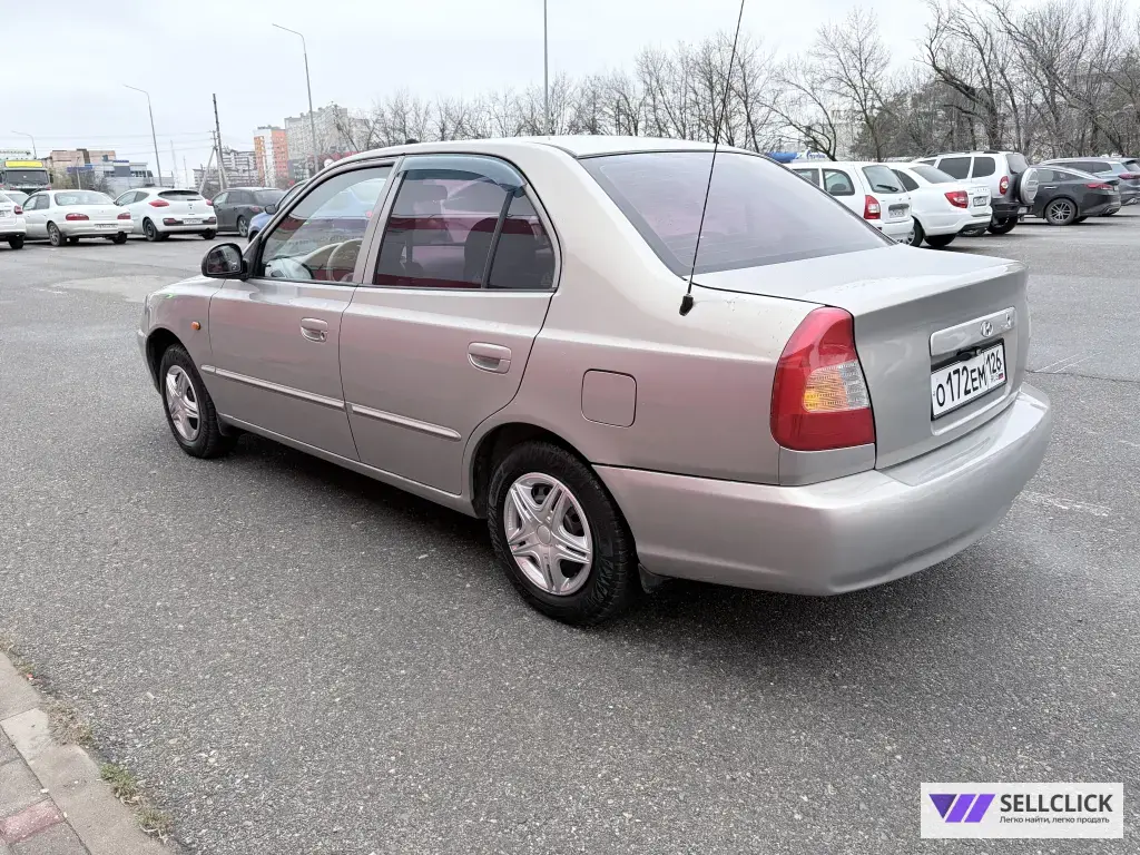 Hyundai Accent 1.6 Механическая, 2007, 215000 км