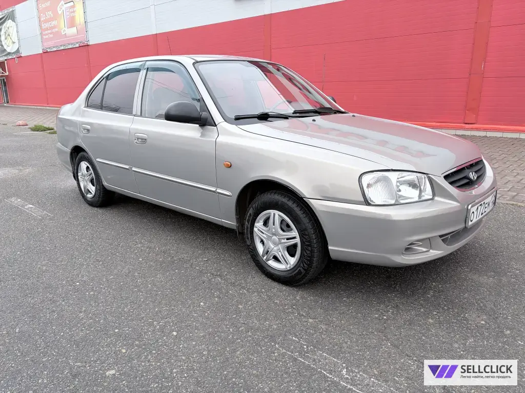 Hyundai Accent 1.6 Механическая, 2007, 215000 км