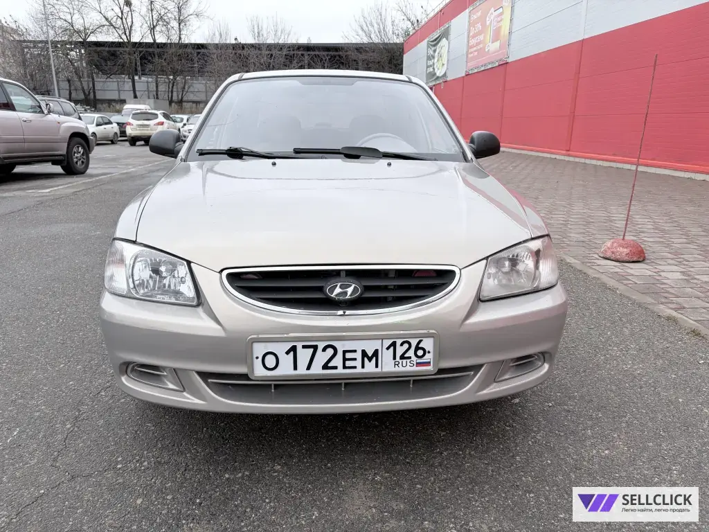 Hyundai Accent 1.6 Механическая, 2007, 215000 км