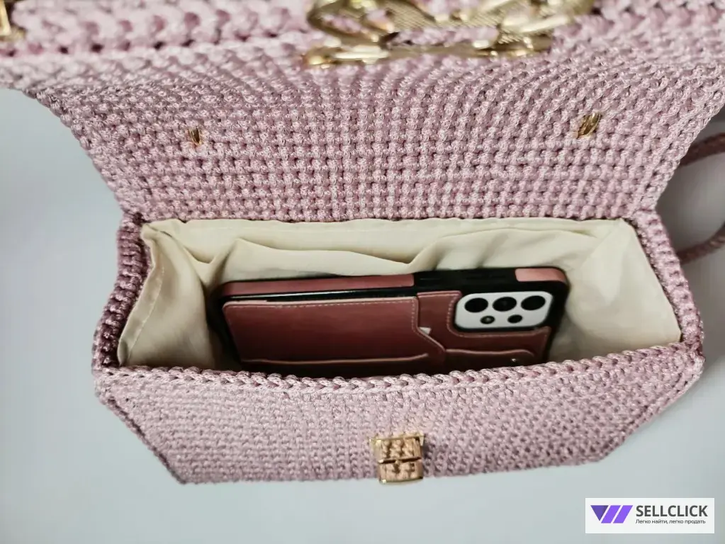сумка женская вязанная (ручная работа)