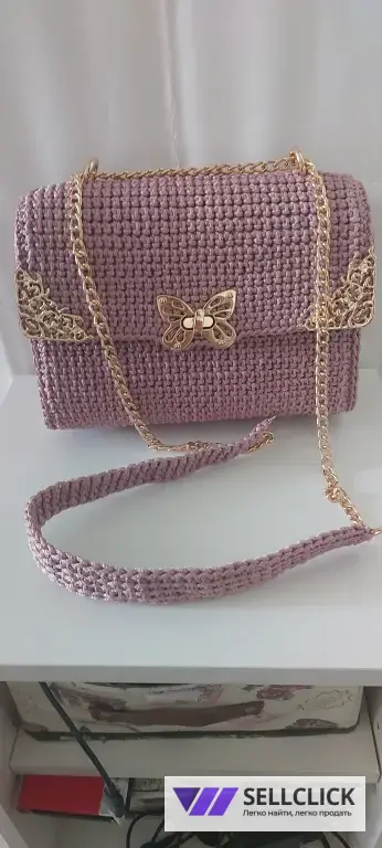 сумка женская вязанная (ручная работа)