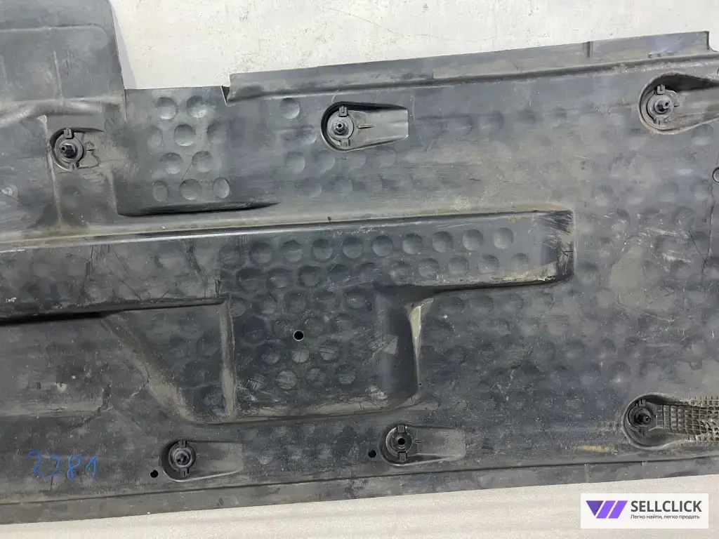 Защита днища кузова Skoda Fabia 2 правая