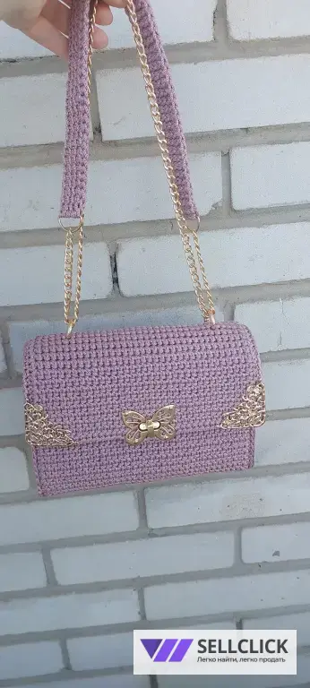 сумка женская вязанная (ручная работа)