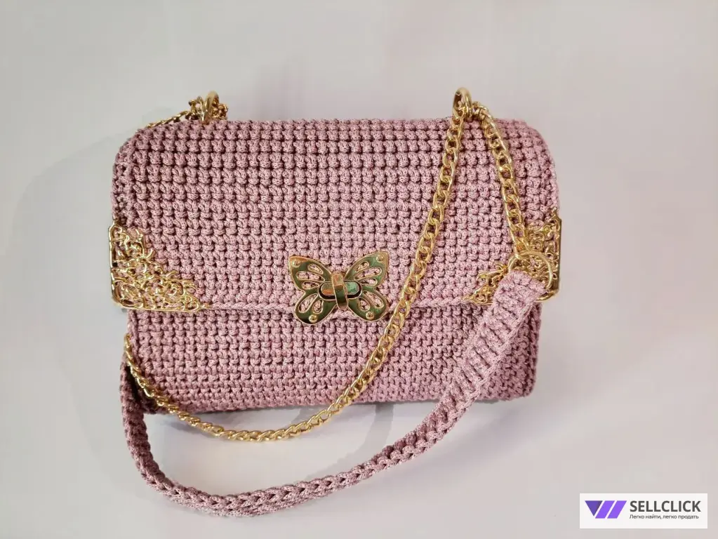 сумка женская вязанная (ручная работа)