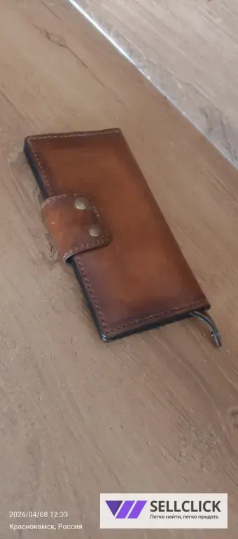 лонгер мужской из итальянской кожи