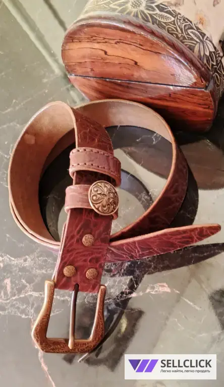 Ремень женский кожаный