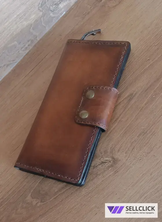 лонгер мужской из итальянской кожи