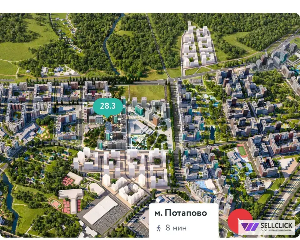 Квартира 2 комнаты, 38 м², 11/17 эт., Собственник