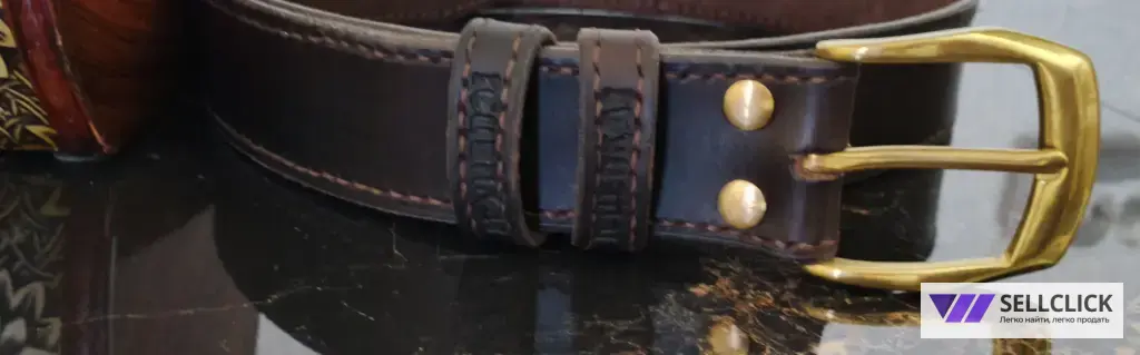 Ремень женский кожаный