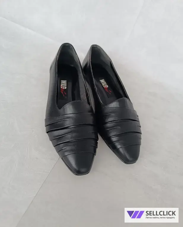 Балетки женские винтажные натуральная кожа Новые