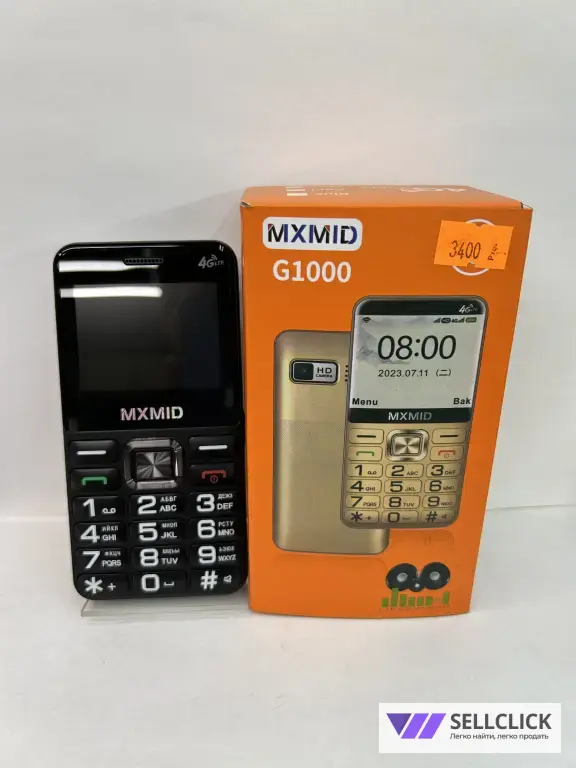 Mxmid G1000 кнопочный телефон для твоей бабушки или дедушки