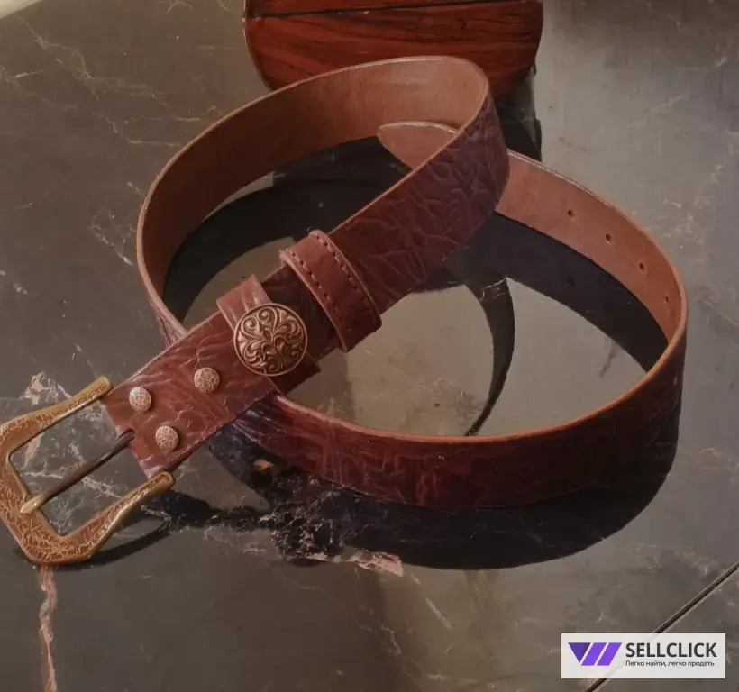 Ремень женский кожаный