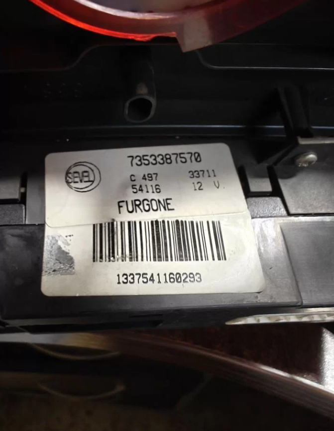 Блок аварийки Фиат Дукато 244