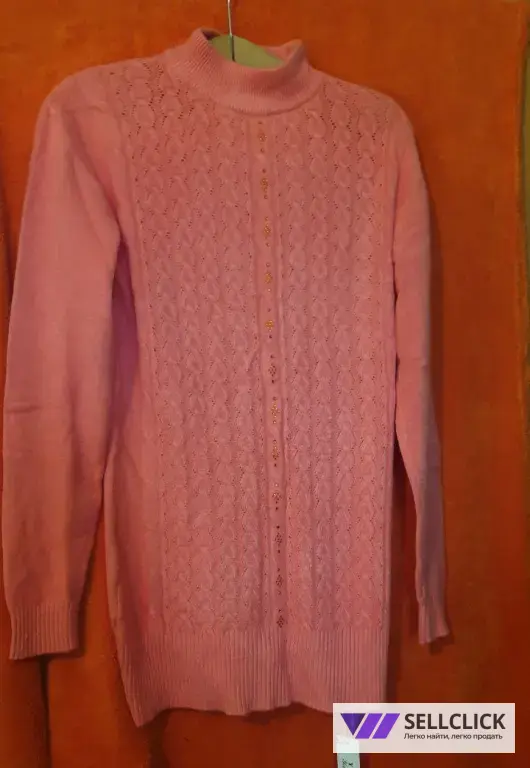 кашемировый джемпер с биркой. Размер 52 (XL).