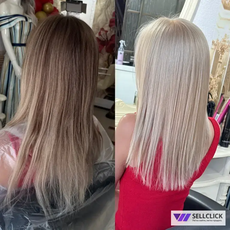 окрашивание профессиональной косметикой