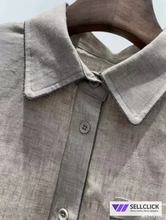 Костюм Brunello Cucinelli льняной с шортами 46-48