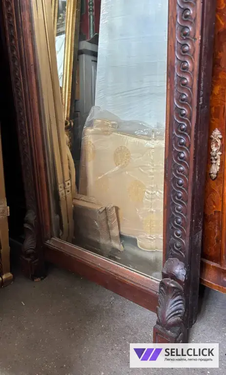 Зеркало Напольное. Мебель из массива. Ренессанс. Винтажная мебель