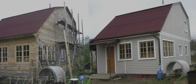 Реконструкция и ремонт деревянных домов, дач бань