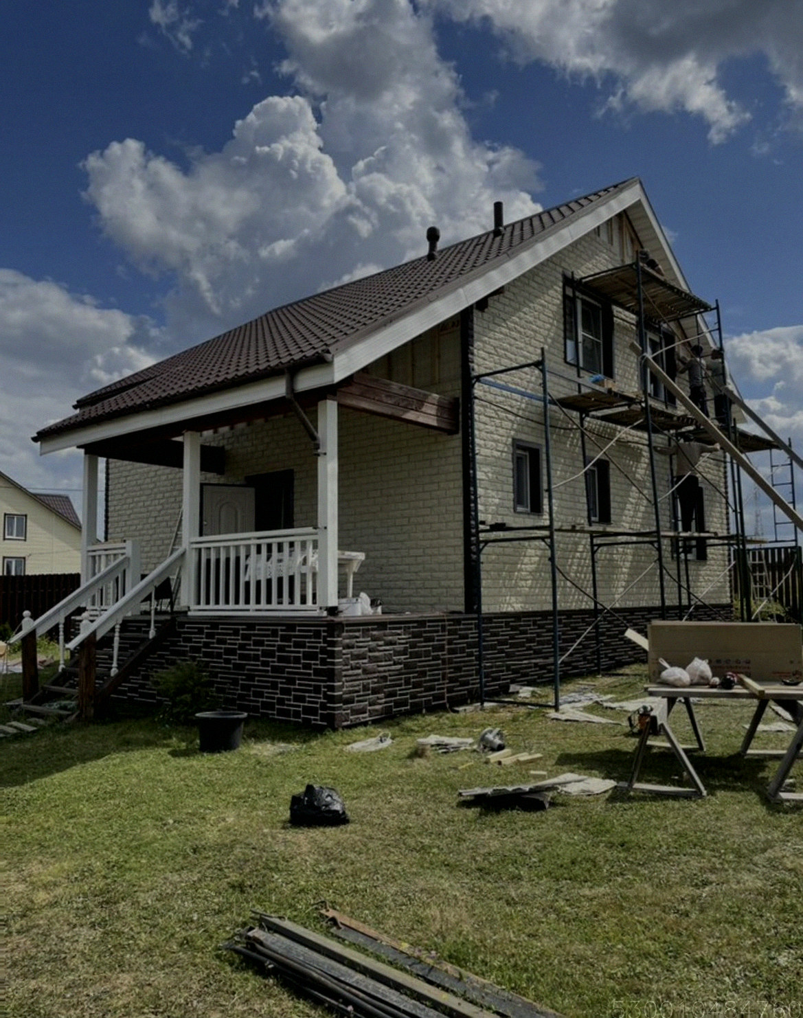 Фасадные работы монтаж сайдинга фасадных панелей Арт.:2318965851