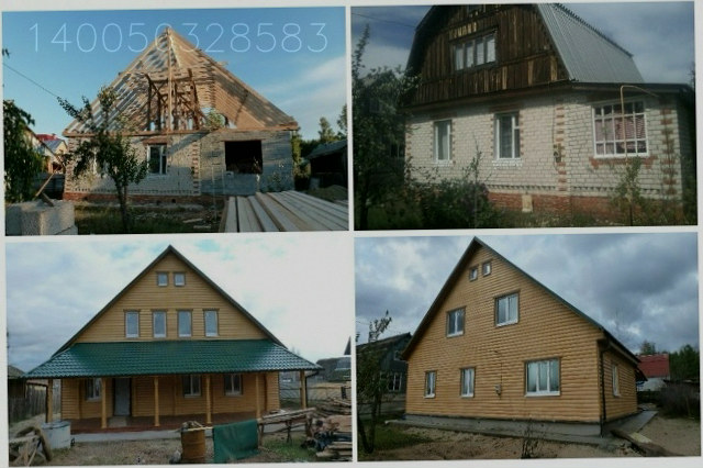 Реконструкция и ремонт деревянных домов, дач бань