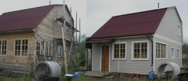 Реконструкция и ремонт деревянных домов, дач бань