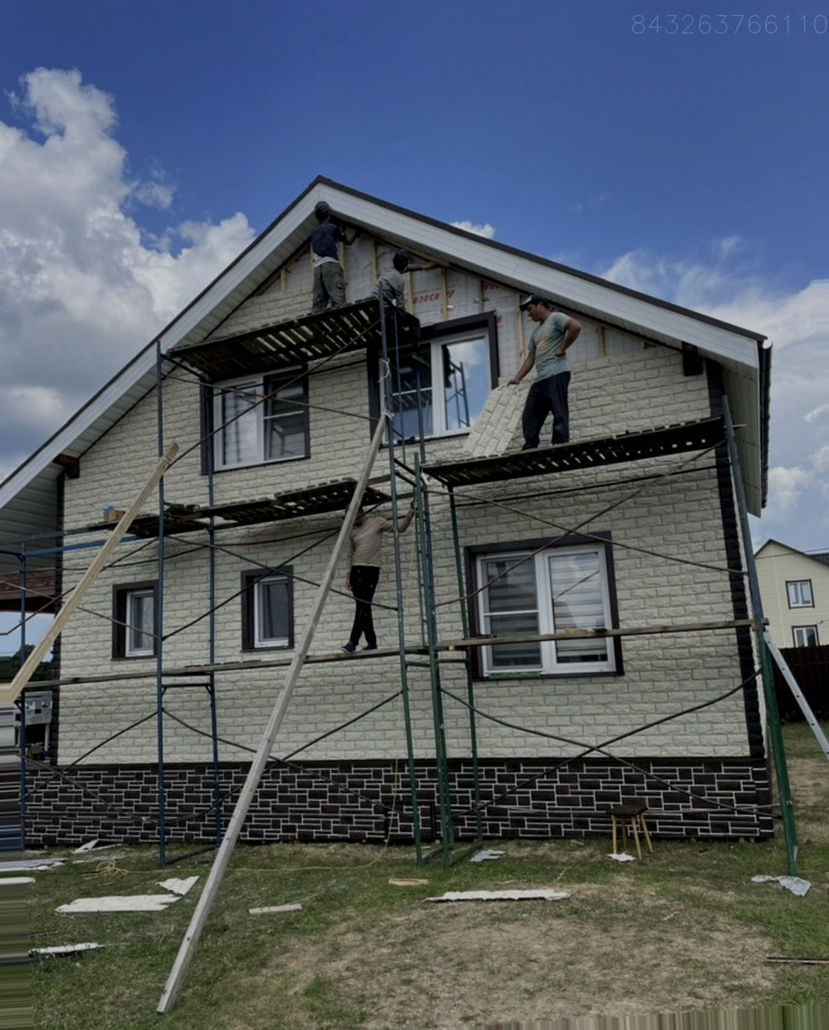 Фасадные работы монтаж сайдинга фасадных панелей Арт.:5050267767