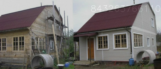 Реконструкция и ремонт деревянных домов, дач бань