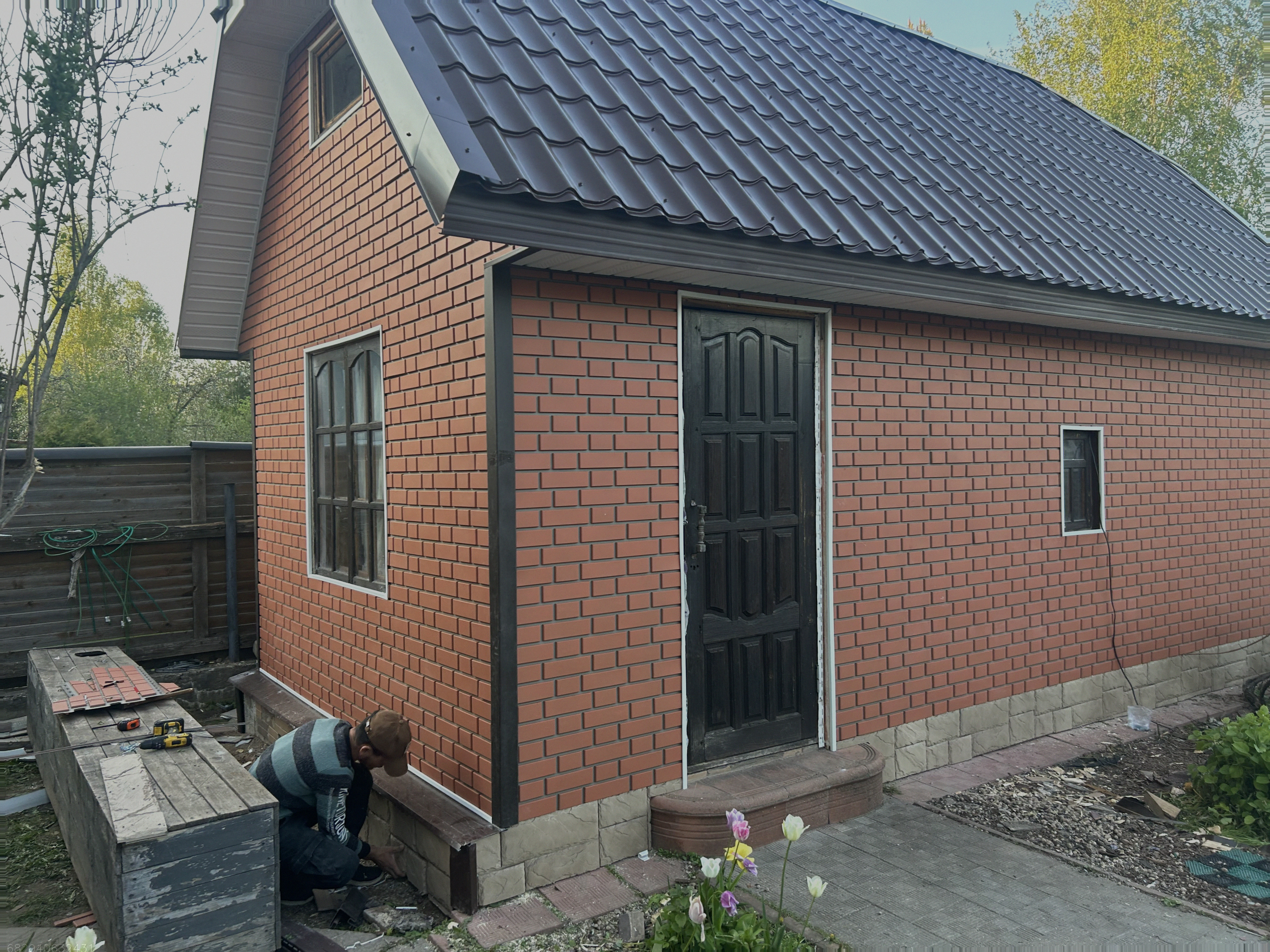 Фасадные работы монтаж сайдинга фасадных панелей Арт.:7927015211