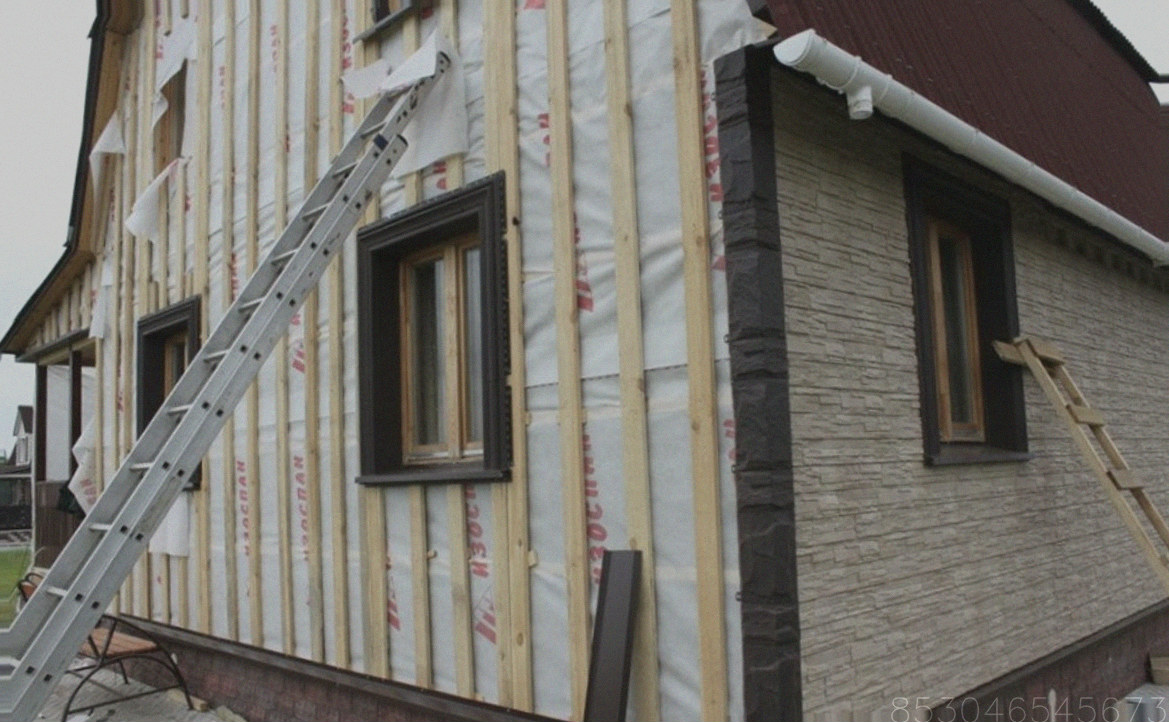 Фасадные работы монтаж сайдинга фасадных панелей Арт.:3944562749