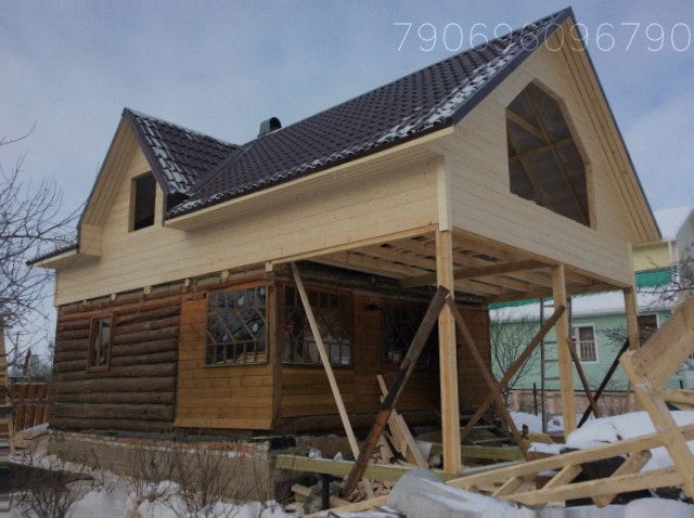 Реконструкция и ремонт деревянных домов, дач бань