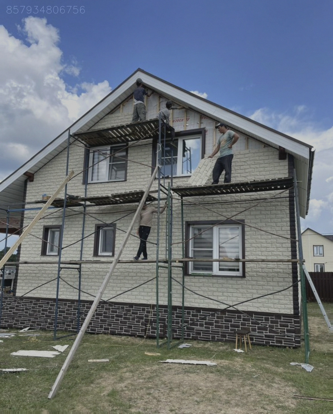 Фасадные работы монтаж сайдинга фасадных панелей Арт.:7325610489