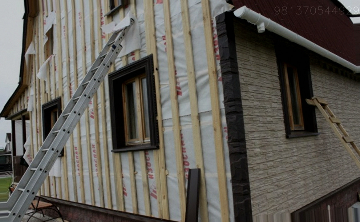 Фасадные работы монтаж сайдинга фасадных панелей Арт.:7137265427