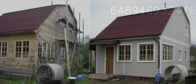 Реконструкция и ремонт деревянных домов, дач бань